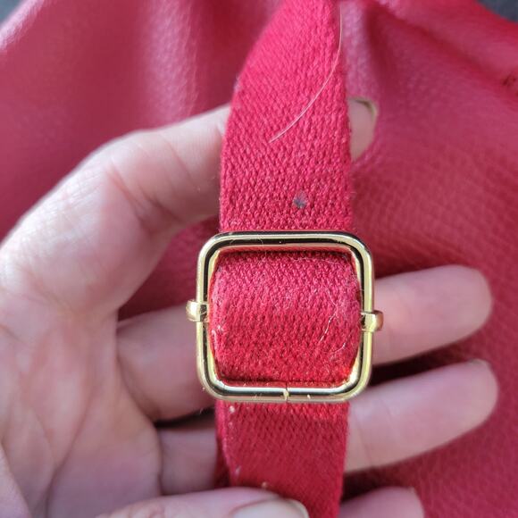 Tommy Hilfiger red leather purse Bag Crossbody - Picture 12 of 14